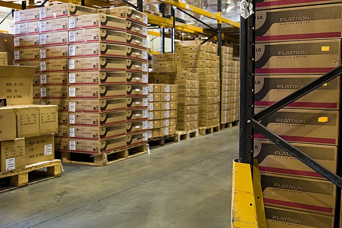 warehouse, pallet, merchandise, manufacturing, distribution, product